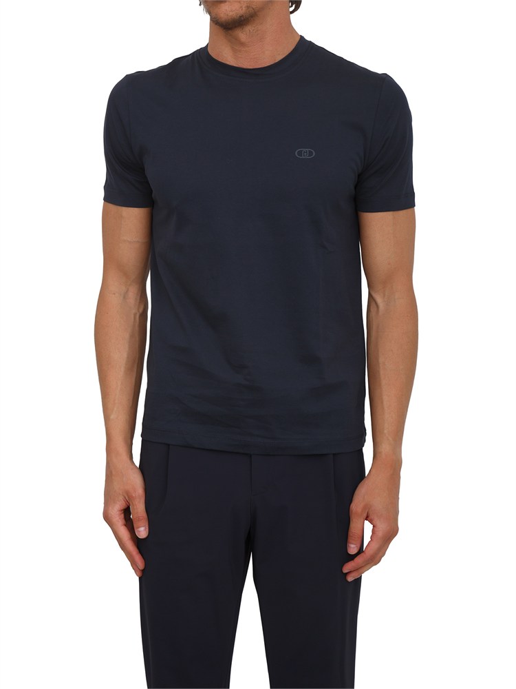 LIU JO T-shirt Lu Jo uomo in filato di puro cotone blu