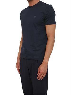 LIU JO T-shirt Lu Jo uomo in filato di puro cotone blu in UOMO