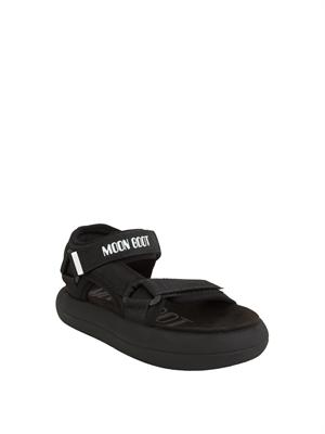 Super sandal Moon Boot nero in DONNA