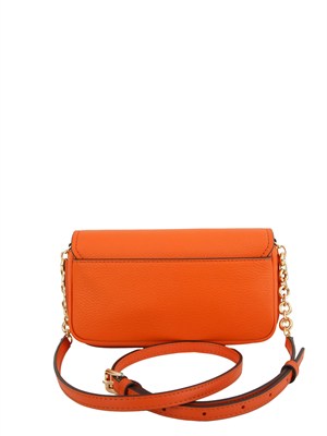 MICHAEL MICHAEL KORS Borsa a tracolla Michael Kors Nolita piccola in pelle martellata corallo in DONNA