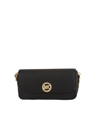 MICHAEL MICHAEL KORS Borsa a tracolla Michael Kors Nolita piccola in pelle martellata nero in DONNA