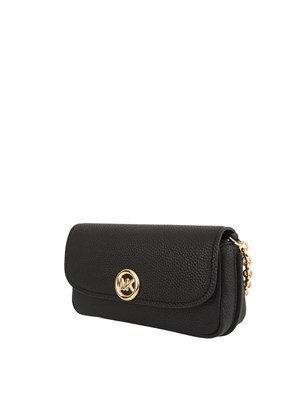 MICHAEL MICHAEL KORS Borsa a tracolla Michael Kors Nolita piccola in pelle martellata nero in DONNA