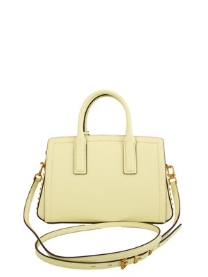 MICHAEL MICHAEL KORS Borsa a mano Michael Kors Laila piccola in pelle con borchie lime in DONNA
