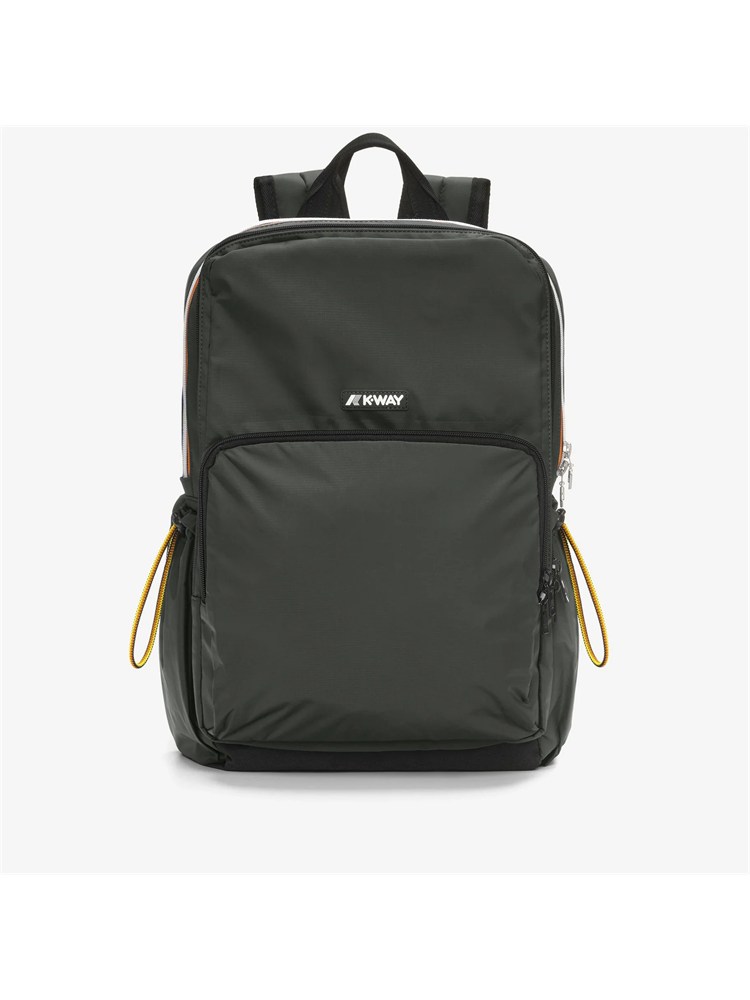 Zaino Unisex Verde K-way GIZY con Scomparto per Laptop Imbottito