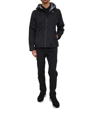 Giubbino unisex Charmain K-WAY in tessuto tecnico nero in UOMO