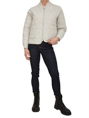 Giubbino Selime K-WAY donna in nylon idrorepellente e antivento beige in DONNA
