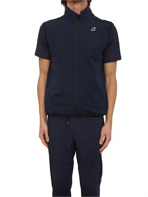 Gilet unisex Flaner K-WAY in felpa tecnica blu in UOMO