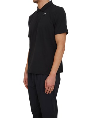 Polo unisex Decouvrir K-WAY in tessuto antipiega nero in UOMO