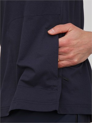 Polo unisex Decouvrir K-WAY in tessuto antipiega blu in UOMO