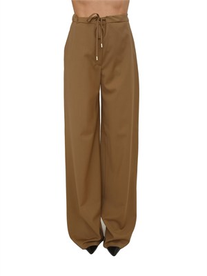 Pantalone fluido Corone Max Mara Studio in pura lana cammello in DONNA