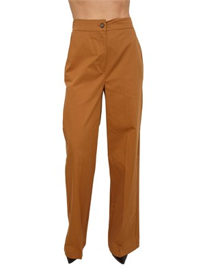 Pantaloni Iblurlo iBlues in cotone stretch cammello in DONNA