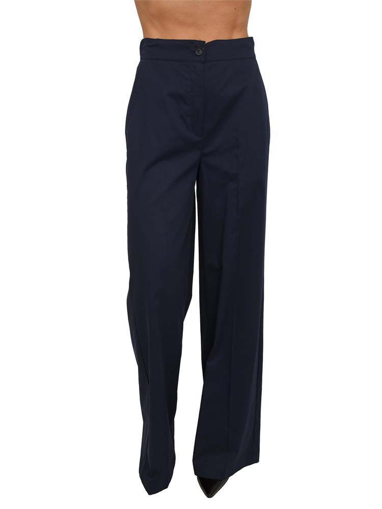Pantaloni Iblurlo iBlues in cotone stretch blu