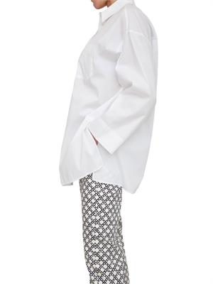 Camicia over Emmpappa di Emme Marella in misto cotone bianco in DONNA