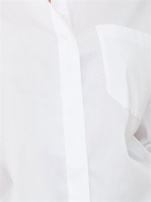 Camicia over Emmpappa di Emme Marella in misto cotone bianco in DONNA