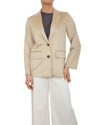 Giacca Emmcerchio di Emme Marella in jersey stretch beige in DONNA