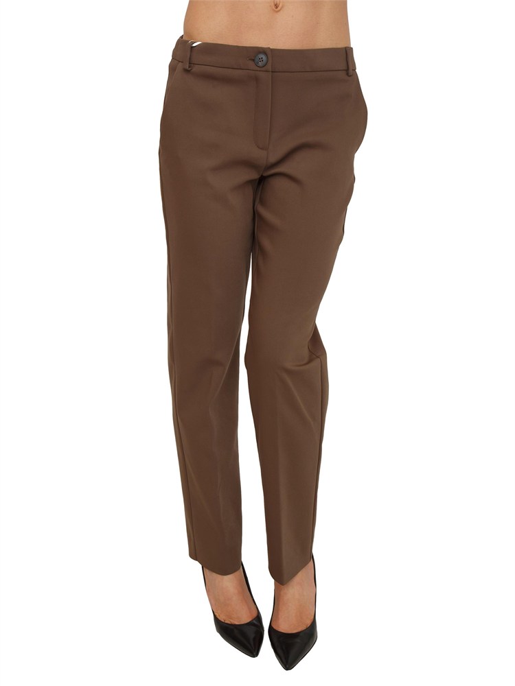 Pantalone Emmgatti di Emme Marella in cotone stretch verde