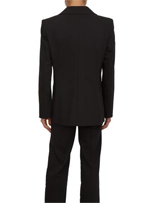 Giacca doppiopetto Emmrum1 Emme Marella in misto cotone nero in DONNA