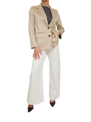 Pantalone wide leg Emmvacillo di Emme Marella in cotone bianco in DONNA