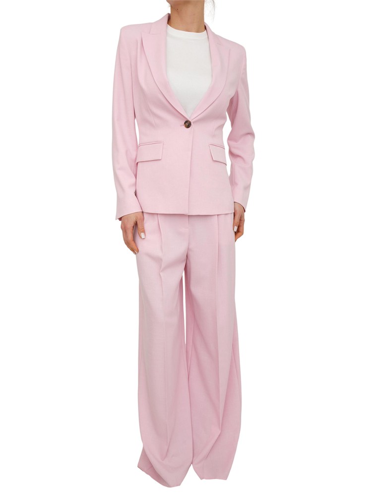 Completo giacca+pantalone Emmslogan di Emme Marella in viscosa rosa
