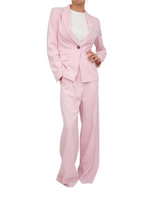 Completo giacca+pantalone Emmslogan di Emme Marella in viscosa rosa in DONNA