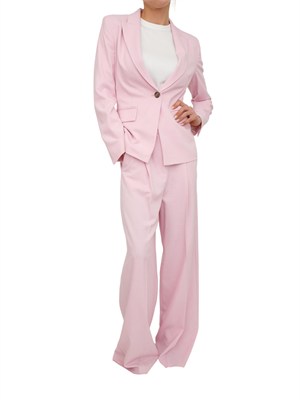 Completo giacca+pantalone Emmslogan di Emme Marella in viscosa rosa in DONNA