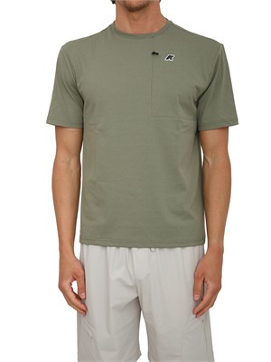 T-shirt Authion K-Way uomo in jersey quick dry verde in UOMO