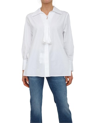 MARELLA Camicia MLSTABARIN in popeline di puro cotone bianco in DONNA