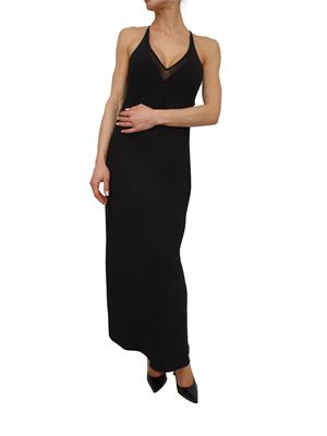Abito lungo MLTRIBALDO Marella in crêpe nero in DONNA