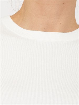 Maglia Emmboccale Emme Marella in misto viscosa bianco in DONNA
