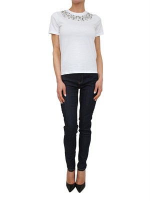 Jeans MLSWSKIN Marella in tela di cotone blu denim in DONNA