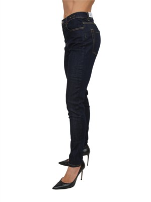 Jeans MLSWSKIN Marella in tela di cotone blu denim in DONNA