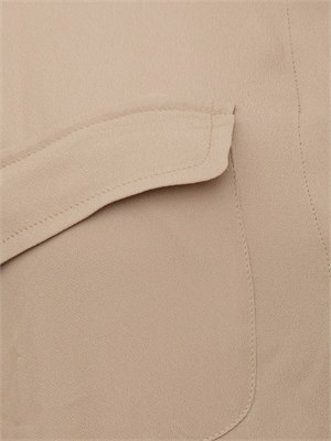 Camicia MLLFEBE Marella in crêpe de Chine misto seta tortora in DONNA