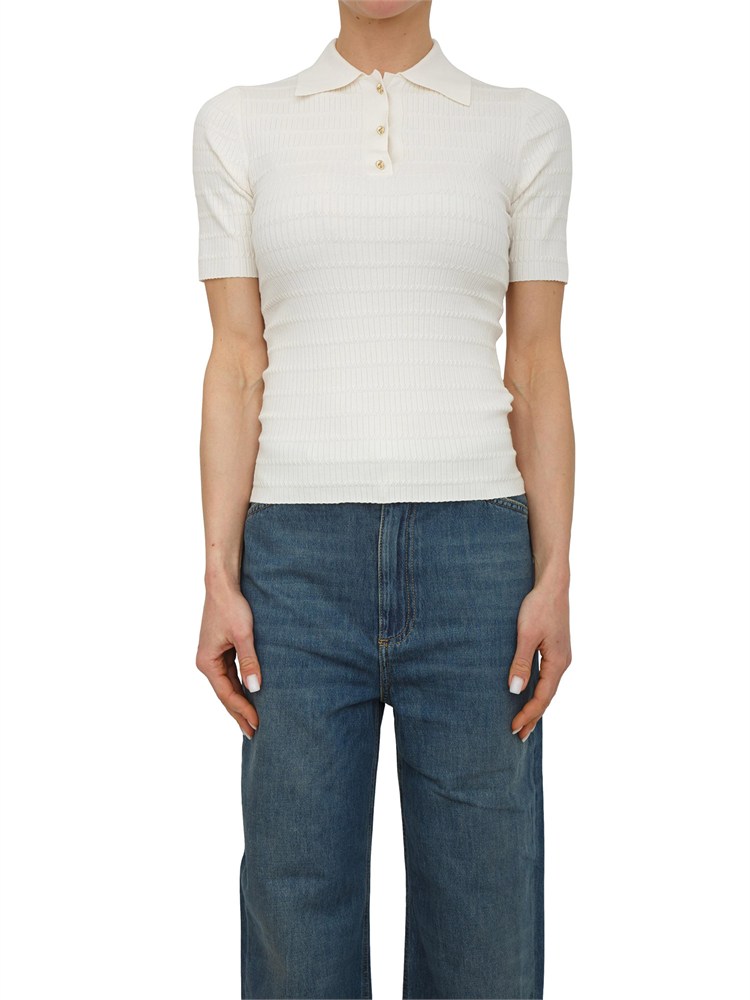 Polo MLLLEGNO Marella in misto viscosa crema