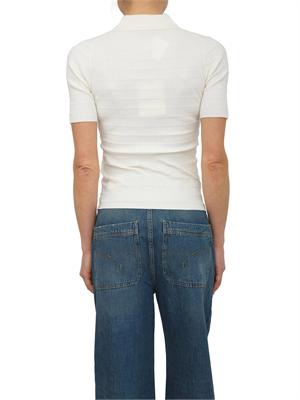 Polo MLLLEGNO Marella in misto viscosa crema in DONNA