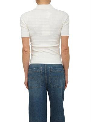 Polo MLLLEGNO Marella in misto viscosa crema in DONNA
