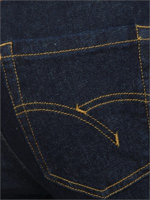 Jeans MLSFCROP Marella in denim stretch blu scuro in DONNA