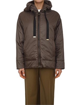 Giubbino imbottito MTCDARIA Max Mara The Cube in tela marrone in DONNA