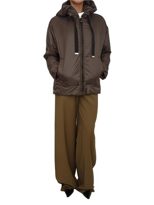Giubbino imbottito MTCDARIA Max Mara The Cube in tela marrone in DONNA