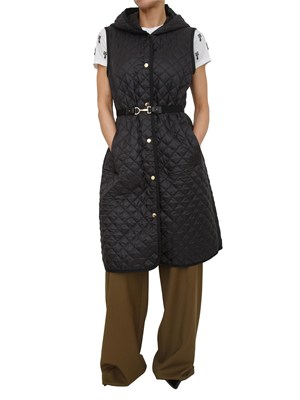 MAX MARA THE CUBE Gilet imbottito MTCCAMILLE Max Mara Cube in tela antigoccia nero in DONNA