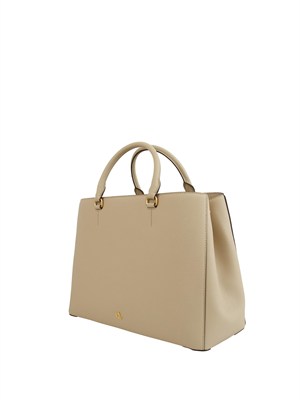 LAUREN RALPH LAUREN Borsa bauletto Hanna Ralph Lauren in pelle beige in DONNA