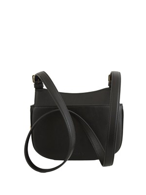 LAUREN RALPH LAUREN Borsa Marcy Ralph Lauren in pelle nera in DONNA