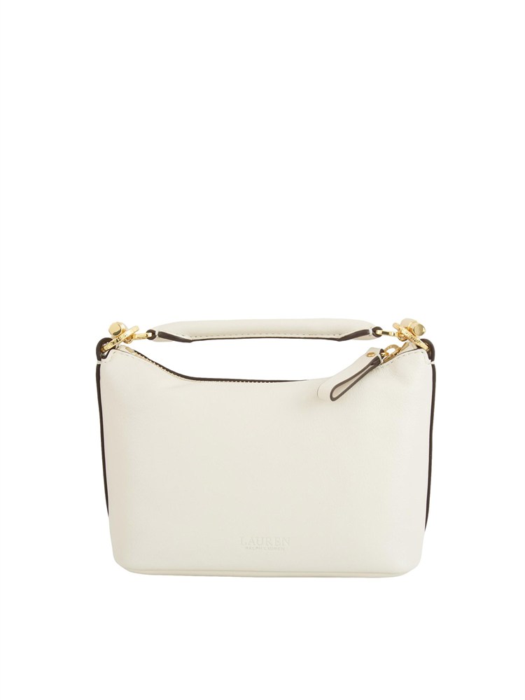 LAUREN RALPH LAUREN Mini borsa Ralph Lauren Blaike in pelle bianca