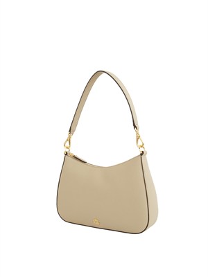 LAUREN RALPH LAUREN Borsa Danni Ralph Lauren in pelle beige in DONNA