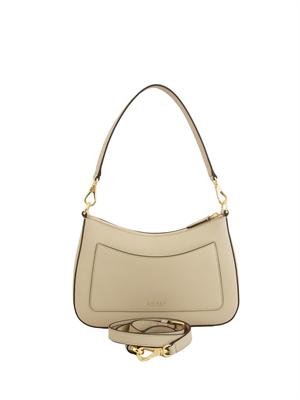 LAUREN RALPH LAUREN Borsa Danni Ralph Lauren in pelle beige in DONNA
