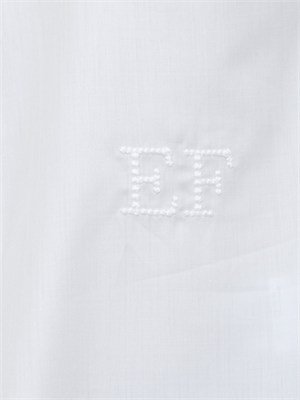 Camicia Elisabetta Franchi in cotone bianco in DONNA