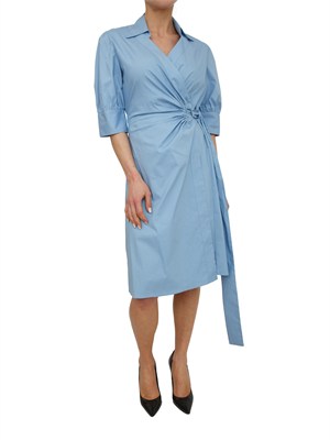 Abito Alinea Pinko in cotone azzurro in DONNA