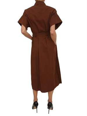 Abito Alesha Pinko in cotone marrone in DONNA
