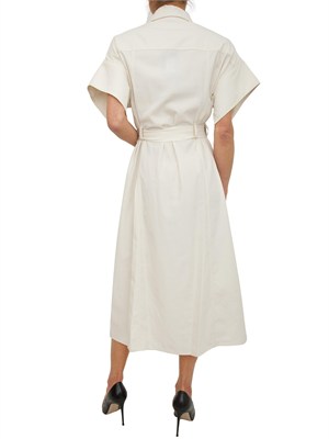 Abito Alesha Pinko in cotone avorio in DONNA