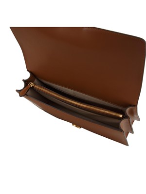 Borsa media Love Bag One Pinko in pelle marrone in DONNA