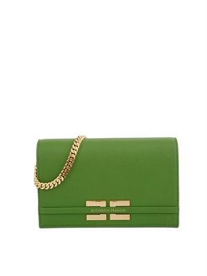 Borsa a tracolla Elisabetta Franchi verde in DONNA